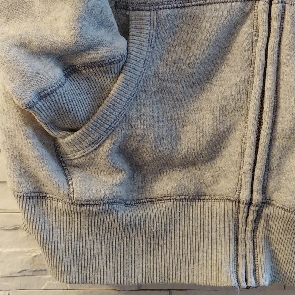 Old Navy Zip-Up Hoodie – Size XL – Grey w/ Pink Logo - Picture 4 of 7